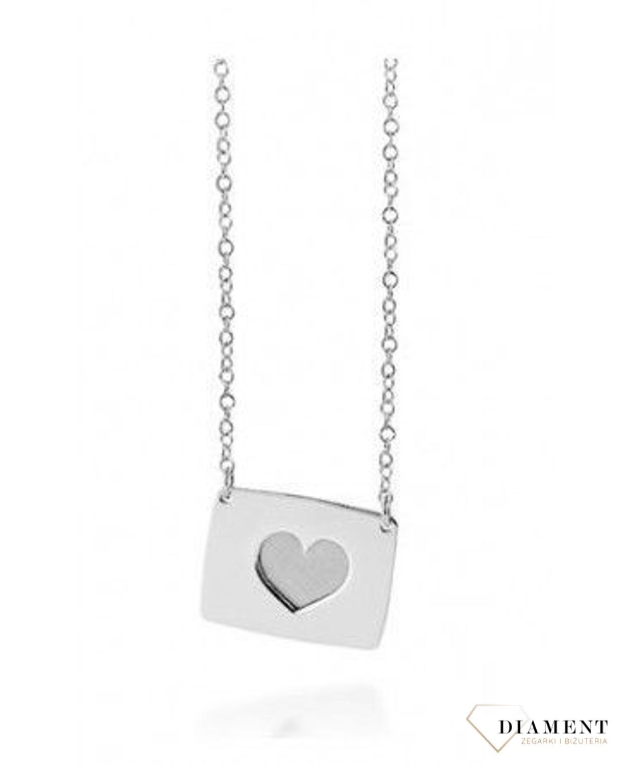 Naszyknik srebrny serduszko na blaszce Dall'Acqua C BF 14756 079 pxxxxx2.jpg